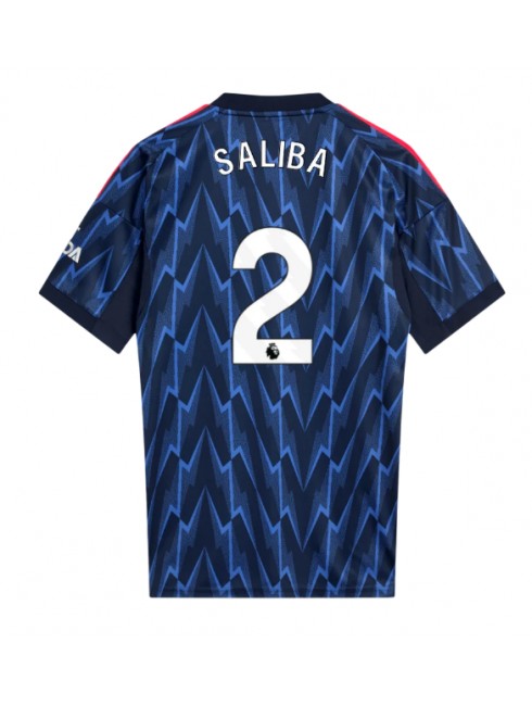 Billige Arsenal William Saliba #2 Bortedrakt 2025-26 Kortermet Billige Arsenal William Saliba #2 Bortedrakt 2025-26 Kortermet